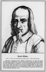 Jacob Bohme (gravering) av German School