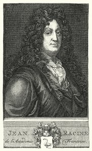 Jean Racine , fransk dramatiker (gravering) av German School