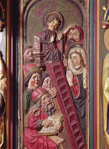 Jesus blant legene (tre) av German School