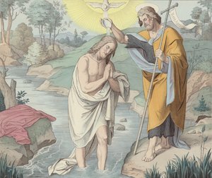 Jesus døpte