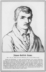 Johann Gottlieb Seume (gravering) av German School