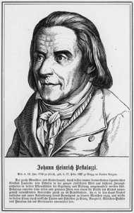 Johann Heinrich Pestalozzi (gravering) av German School