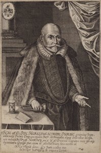 Johann Herel , tysk jurist (gravering) av German School
