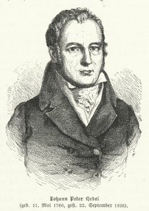 Johann Peter Hebel , tysk poet av German School