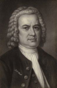 Johann Sebastian Bach , tysk komponist, organist, cembalo, fiolist og fiolinist fra barokkperioden (1685-1750) av German School
