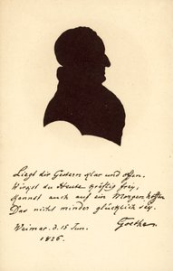 Johann Wolfgang von Goethe (litografi) av German School