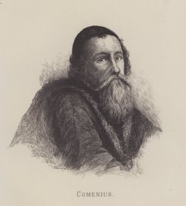 John Amos Comenius , tsjekkisk filosof, teolog og utdanningsforkjemper (litho) av German School