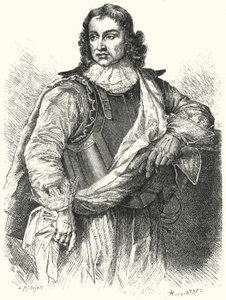 John Lambert , engelsk parlamentarikergeneral og politiker (gravering) av German School