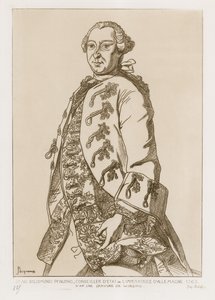 John Sigismund Pfinzing, statsråd for keiserinnen av Tyskland, 1763