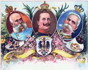 Kaiser Wilhelm II og hans allierte, 1899 av German School