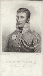 Kong Frederick William III av Preussen av German School