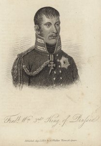 Kong Frederick William III av Preussen av German School