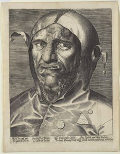 Stort hode av en narr, ca. 1600 av German School