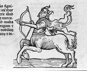 Le Sagittarius - i avhandlingen av John Angel om årenes store forbindelser og deres revolusjoner. Augsburg, Erhard Ratdolt av German School