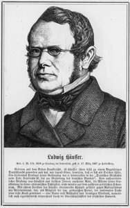 Ludwig Hausser (gravering) av German School