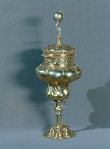 Luther Chalice, (forgylt sølv) av German School