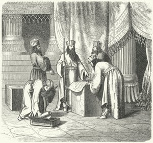 Magi, persiske zoroastriske prester (gravering) av German School
