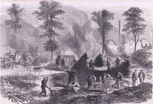 Lage kull til krutt, Cassells History of the War between France and Germany utgitt av Cassell and Company Limited, ca. 1890 (litho) av German School