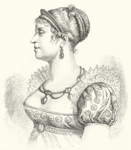 Marie Louise, hertuginne av Parma, andre kone til Napoleon I (gravering) av German School