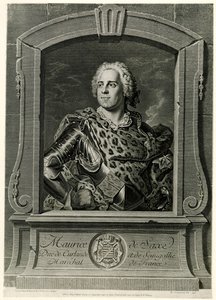 Marskalk Moritz av Sachsen av German School