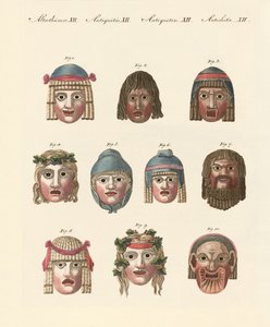 Masker av de gamle av German School