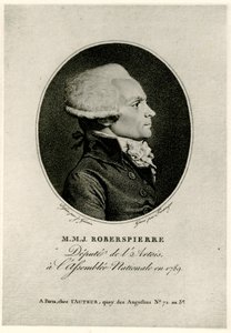 Maximilien Marie Isidore de Robespierre av German School