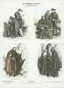 Herrekostymer av kristne religiøse ordener