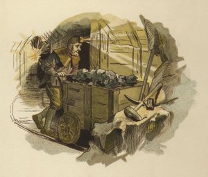 Miner (farge litho) av German School