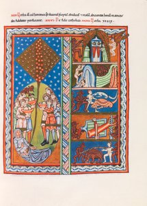 Miniatyr fra Liber Scivias av Hildegard av Bingen, ca. 1175 (faksimile) av German School