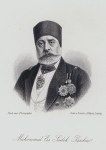 Muhammad III as-Sadiq, Bey of Tunis (gravering) av German School