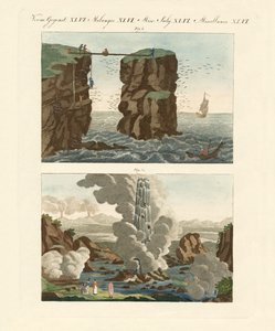 Nordiske kuriositeter (farget gravering) av German School
