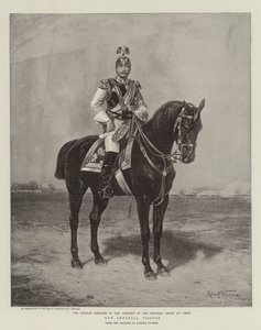 Vår keiserlige besøkende (litho) av German School