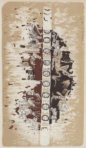 Side fra Paris Codex som viser Maya-astrologi av German School