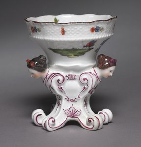 Saltpar fra Sulkowsky Service, produsent Meissen Porselensfabrikk, Tyskland, 1735-1756 av German School