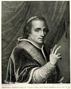 Papst Pius VII. av German School
