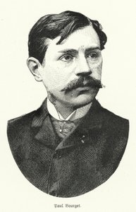 Paul Bourget , fransk romanforfatter (litho) av German School