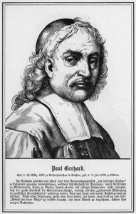 Paul Gerhard (gravering) av German School