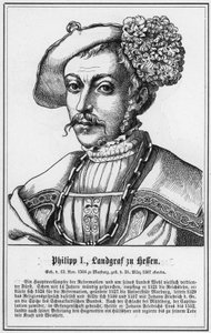 Philip I, Landgrave of Hessen (gravering) av German School