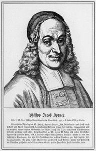 Philipp Jacob Spener (gravering) av German School