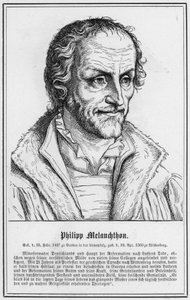 Philipp Melanchthon (gravering) av German School