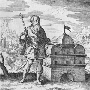 Filosof herald fra Musaeum Hermeticum av German School