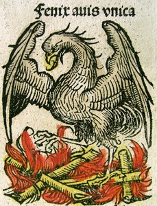 Phoenix publisert i Nuremberg Chronicle, 1493 av German School