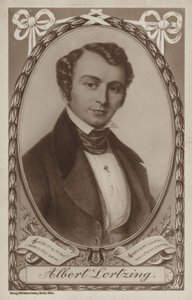 Portrett av Albert Lortzing av German School