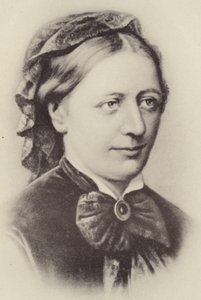Portrett av Clara Schumann av German School