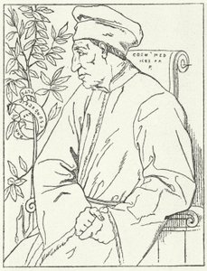 Portrett av Cosimo de 'Medici (gravering) av German School