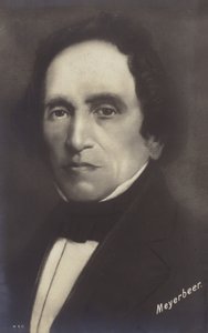 Portrett av Giacomo Meyerbeer av German School