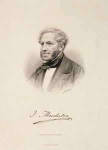Portrett av Ignaz Moscheles (1794-1870) av German School