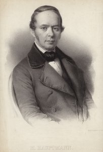 Portrett av Moritz Hauptmann av German School