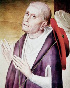Portrett av Nicholas of Cues av German School