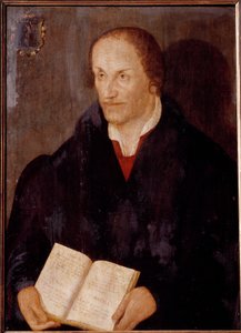 Portrett av Philippe Melanchton (Philipp Melantone eller Melanchthon av German School